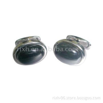 semi-precious stone cufflinks